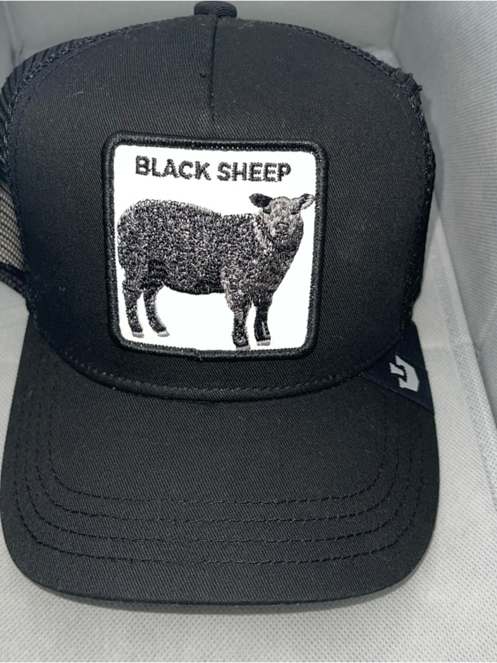 Goorin Bros Black 'Black Sheep' Trucker Hat
